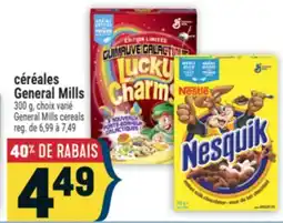 Marché Adonis CÉRÉALES GENERAL MILLS | GENERAL MILLS CEREALS offer