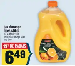 Marché Adonis JUS D'ORANGE IRRÉSISTIBLE | IRRÉSISTIBLE ORANGE JUICE offer