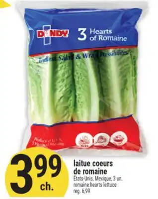 Marché Adonis laitue coeurs de romaine | romaine hearts lettuce offer