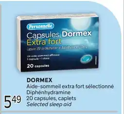 Brunet PERSONNELLE DORMEX Aide-sommeil extra fort sélectionné Diphénhydramine offer