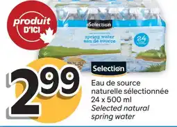 Brunet SELECTION Eau de source naturelle sélectionnée offer