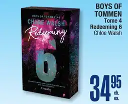 Jean Coutu BOYS OF TOMMEN Tome 4 Redeeming 6 Chloe Walsh offer