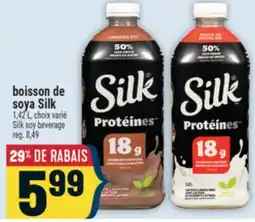 Marché Adonis BOISSON DE SOYA SILK | SILK SOY BEVERAGE offer