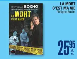 Jean Coutu LA MORT C'EST MA VIE Philippe Boxho offer