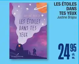 Jean Coutu LES ÉTOILES DANS TES YEUX Justine Brajou offer