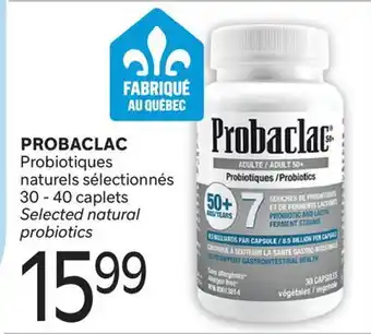 Brunet PROBACLAC Probiotiques naturels sélectionnés offer