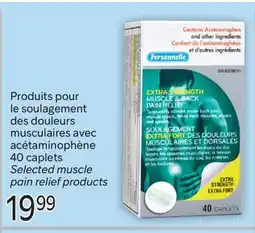 Brunet PERSONNELLE Produits pour le soulagement des douleurs musculaires avec acétaminophène offer