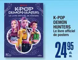 Jean Coutu K-POP DEMON HUNTERS Le livre officiel de posters offer