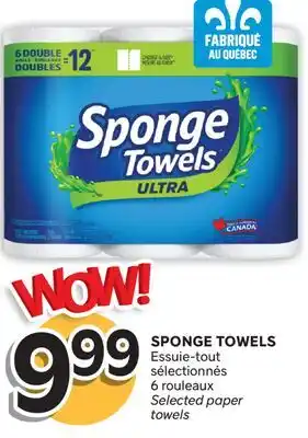 Brunet SPONGE TOWELS Essuie-tout sélectionnés offer
