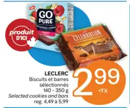 Brunet LECLERC Biscuits et barres sélectionnés offer
