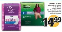 Brunet DEPEND, POISE Culottes, serviettes protectrices sélectionnées offer