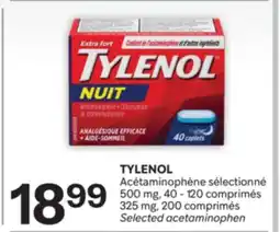 Brunet TYLENOL Acétaminophène sélectionné offer