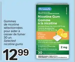 Brunet Personnelle Gommes de nicotine sélectionnées pour aider à cesser de fumer offer
