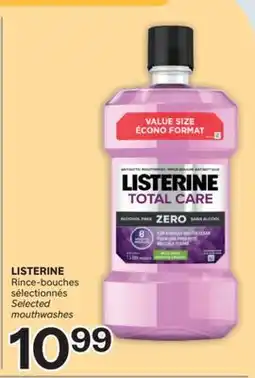 Brunet LISTERINE Rince-bouches sélectionnés offer