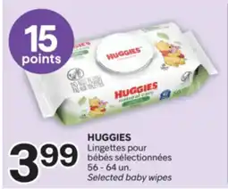 Brunet HUGGIES Lingettes pour bébés sélectionnées offer
