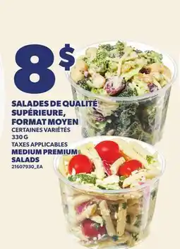 Provigo SALADES DE QUALITÉ SUPÉRIEURE, FORMAT MOYEN | MEDIUM PREMIUM SALADS offer