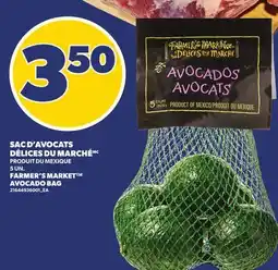 Provigo SAC D'AVOCATS DÉLICES DU MARCHÉ | FARMER'S MARKET AVOCADO BAG, 5 UN offer