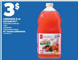 Provigo LIMONADE À LA GOYAVE PC | PC GUAVA LEMONADE offer
