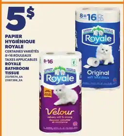 Provigo PAPIER HYGIÉNIQUE ROYALE, 8=16 ROULEAUX offer