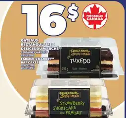 Provigo GÂTEAUX RECTANGULAIRES DÉLICES DU MARCHÉ | FARMER'S MARKET BAR CAKES offer