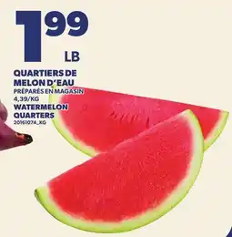 Provigo QUARTIERS DE MELON D'EAU | WATERMELON QUARTERS offer