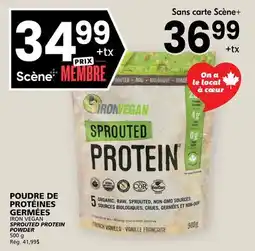 Rachelle-Bery Grocery IRON VEGAN SPROUTED PROTEIN POWDER offer