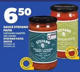 Provigo SAUCE STEFANO FAITA, 405-648 ML | STEFANO FAITA SAUCE offer
