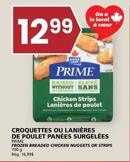 Rachelle-Bery Grocery PRIME FROZEN BREADED CHICKEN NUGGETS OR STRIPS offer