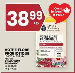 Rachelle-Bery Grocery LIVING ALCHEMY FEMME YOUR FLORA PROBIOTIC offer