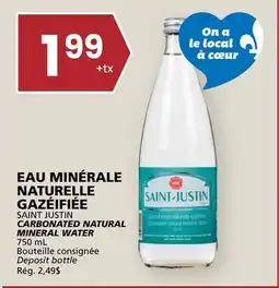 Rachelle-Bery Grocery SAINT JUSTIN CARBONATED NATURAL MINERAL WATER offer