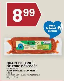 Rachelle-Bery Grocery DU BRETON PORK BONELESS LOIN FILLET offer