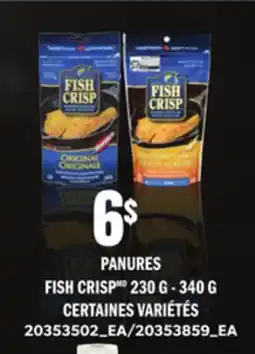 Provigo PANURES FISH CRISPMD 230 G - 340 G offer