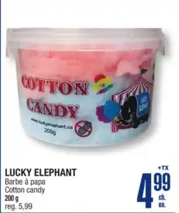 Jean Coutu LUCKY ELEPHANT Cotton candy offer