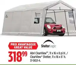 Canadian Tire ClearView Shelter offer