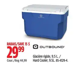 Canadian Tire OUTBOUND Hard Cooler, 9.5L offer