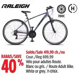 Canadian Tire Raleigh Route Adult Bike offer