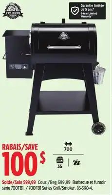 Canadian Tire 700FB1 Series Grill/Smoker offer