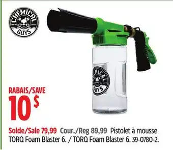 Canadian Tire Chemical Guys TORQ Foam Blaster 6 offer