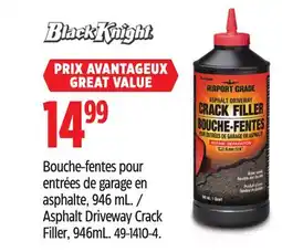 Canadian Tire Black Knight Asphalt Driveway Crack Filler, 946mL offer
