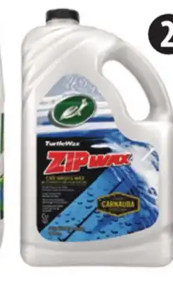 Canadian Tire Turtle Wax Zip Wax Car Wash, 2.95L offer