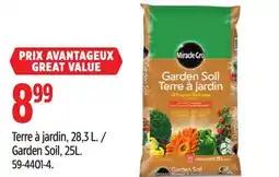 Canadian Tire MIRACLE-GRO Garden Soil offer