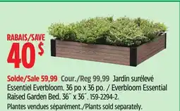 Canadian Tire Everbloom Essential Raised Garden Bed offer