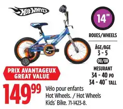 Canadian Tire Hot Wheels Kids' Bike offer