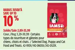 Canadian Tire Iams Selected Dog, Puppy and Cat Food and Treats offer