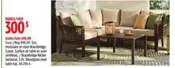 Canadian Tire For Living Bracebridge Wicker Sectional offer