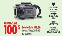 Canadian Tire SIMONIZ 1600-PSI Electric Pressure Washer with Foam Blaster. 1.25 GPM offer