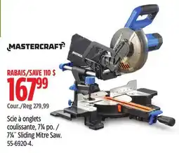Canadian Tire 71⁄4˝ Sliding Mitre Saw offer