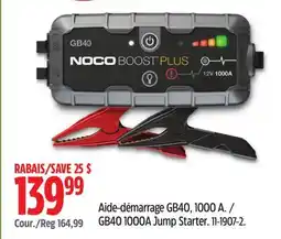 Canadian Tire Noco GB40 1000A Jump Starter offer