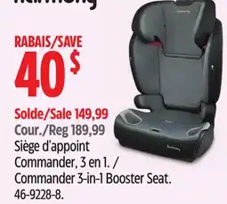 Canadian Tire Harmony Commander 3-in-1 Booster Seat offer