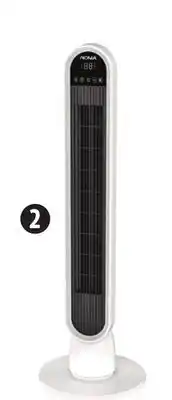 Canadian Tire Noma 36˝ 4-Speed LED Tower Fan with Remote offer
